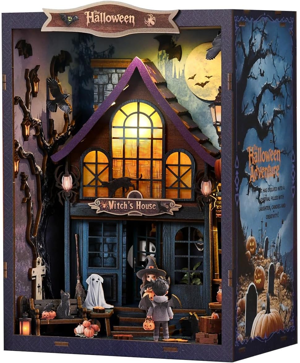 Kit Fai da Te Book Nook Vecchio Castello Magic Night - immagine 1