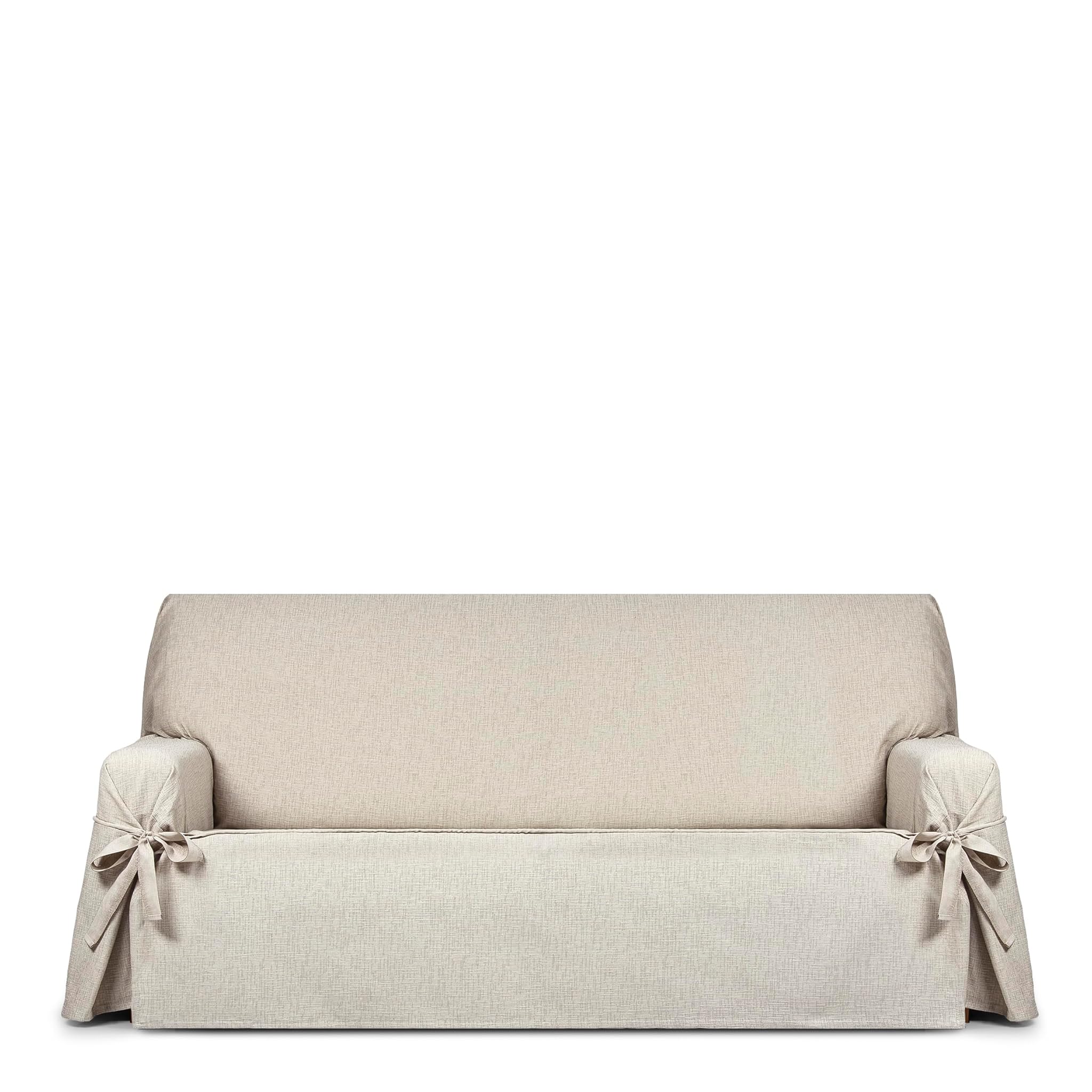 Eysa copridivano con lacci antimacchia 3 posti colore crudo design Genna