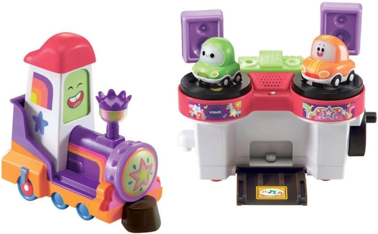 Vtech Tut Tut - Guida Ferroviaria con Auto Giocattolo - immagine 3