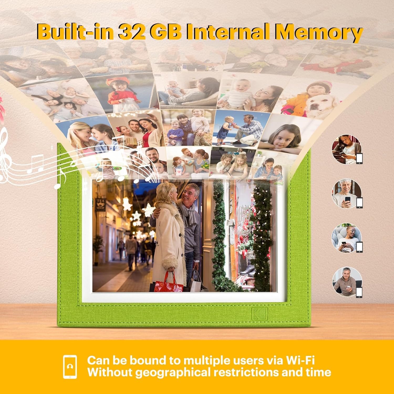 Kodak Cornice Digitale WiFi 8.4" 2K FHD 32GB - immagine 4