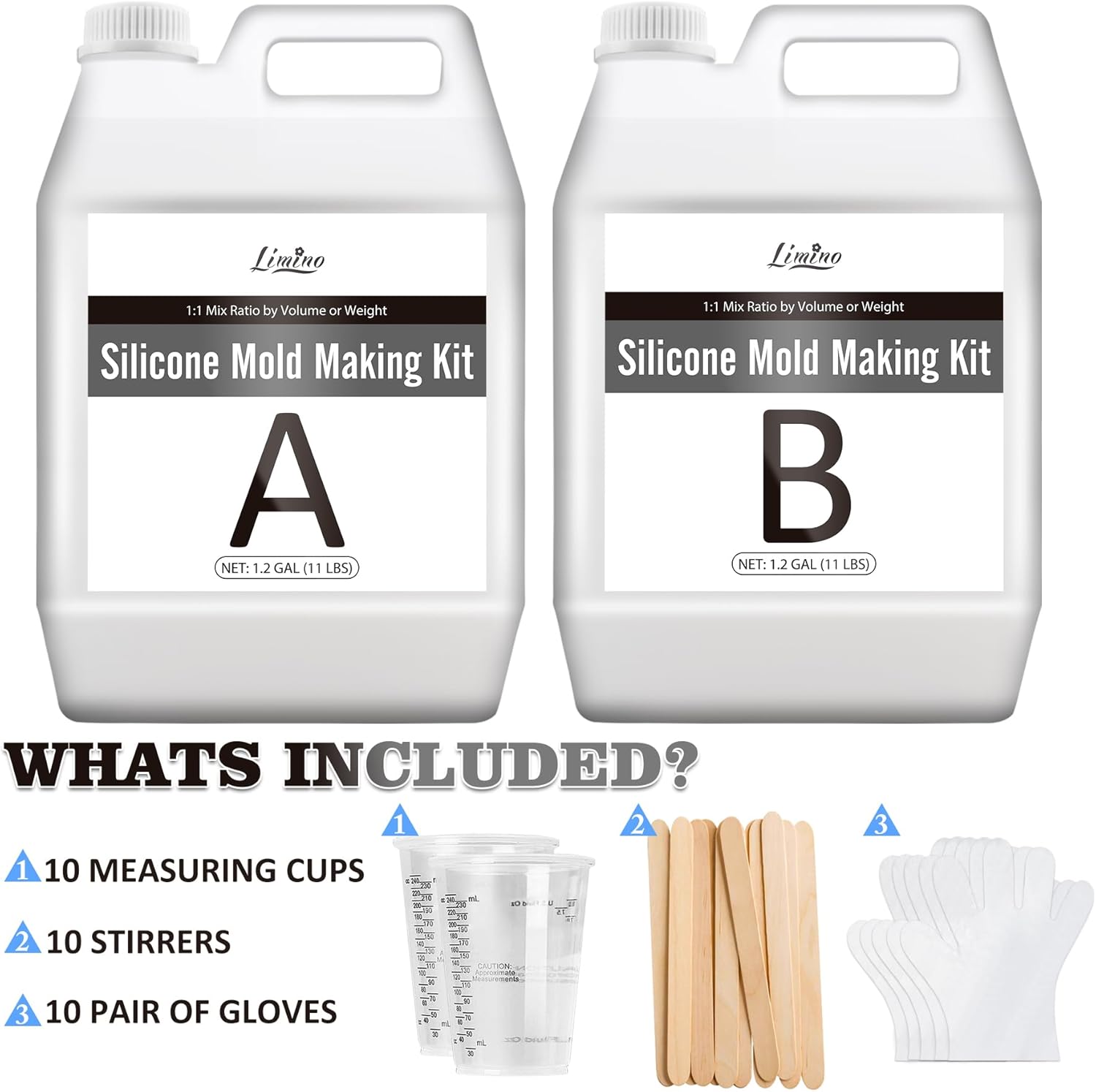 Gomma Silicone Liquido Traslucido 9L/10kg per Stampi - immagine 2