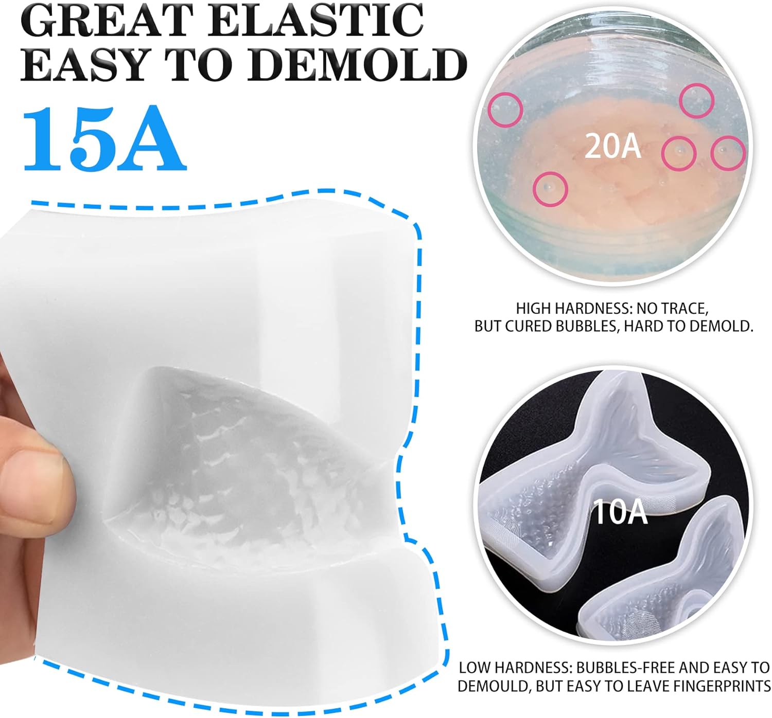 Gomma Silicone Liquido Traslucido 9L/10kg per Stampi - immagine 5