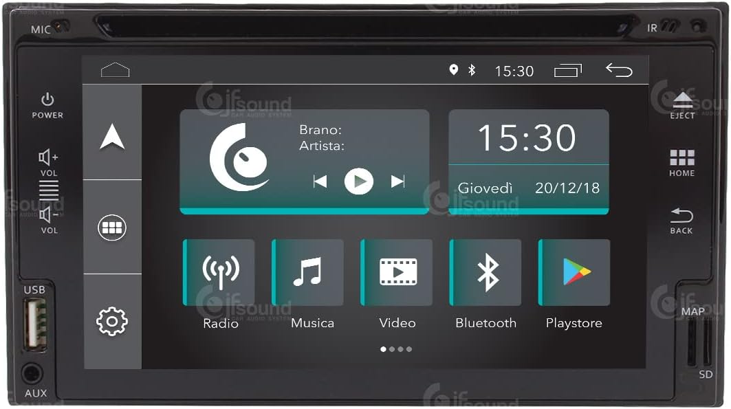 Autoradio Universale 2 DIN Android GPS Bluetooth WiFi - immagine 1