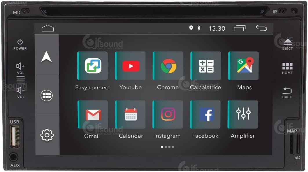 Autoradio Universale 2 DIN Android GPS Bluetooth WiFi - immagine 3