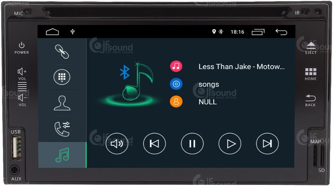 Autoradio Universale 2 DIN Android GPS Bluetooth WiFi - immagine 4