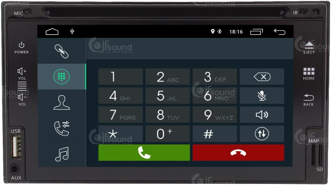 Autoradio Universale 2 DIN Android GPS Bluetooth WiFi - immagine 6
