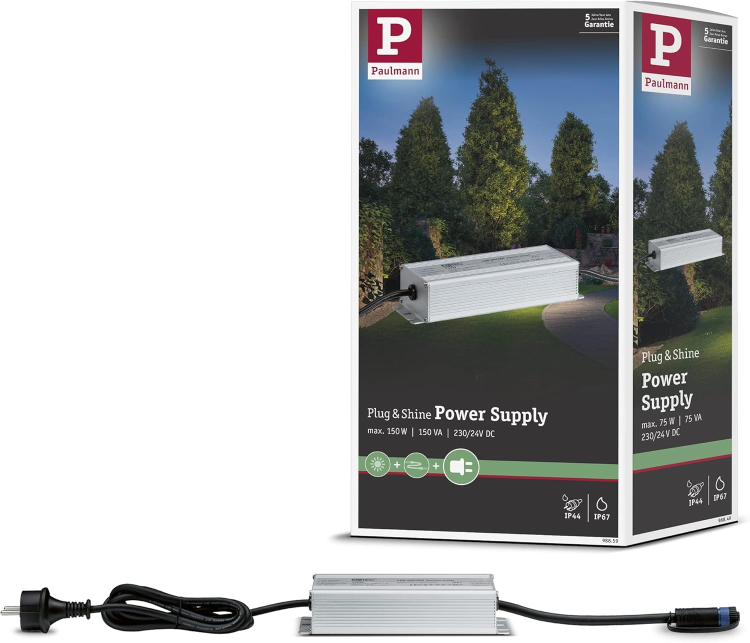 Paulmann 988.50 - Trasformatore Esterno Luci 150W - immagine 1