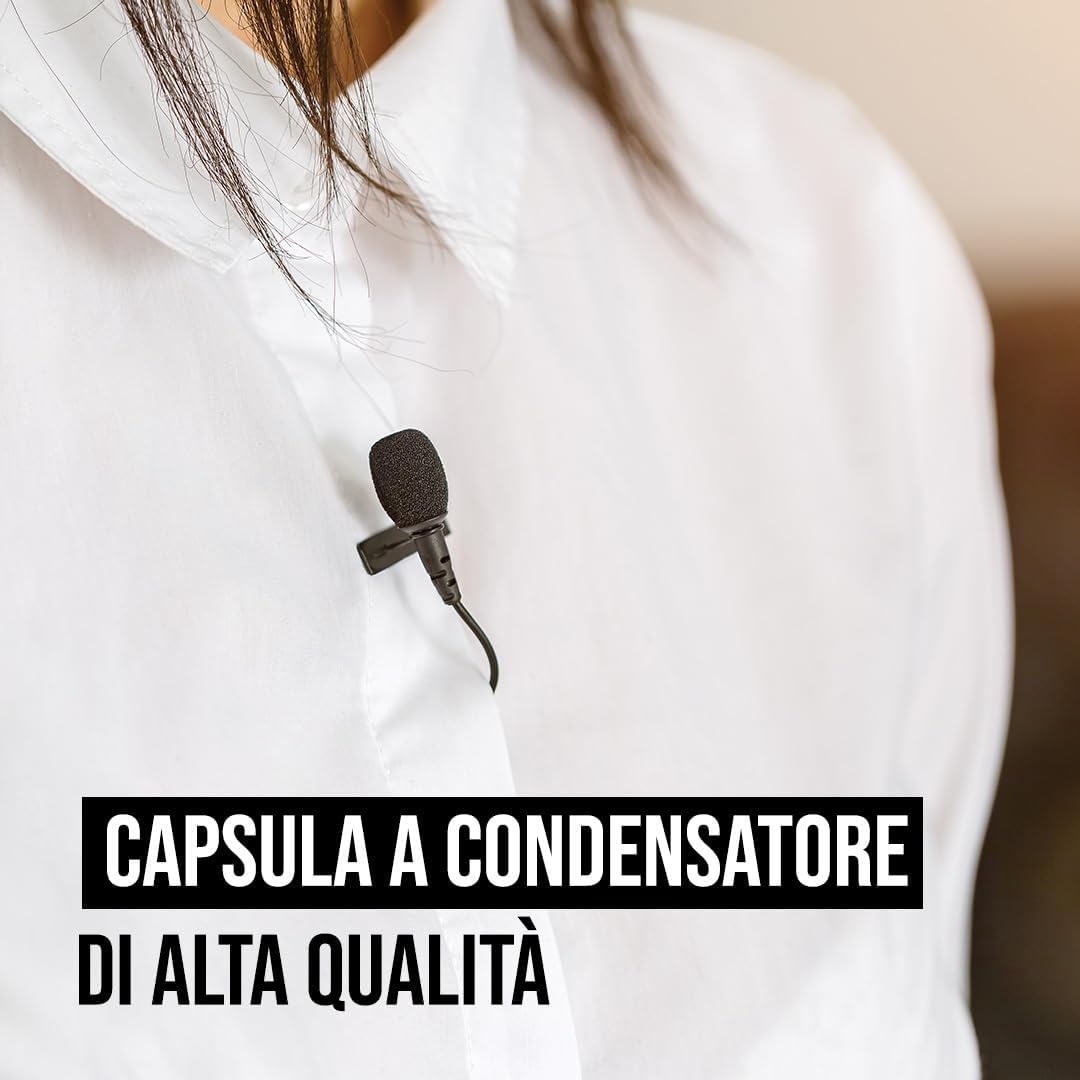 Røde Lavalier GO - Microfono Professionale, Nero - immagine 5