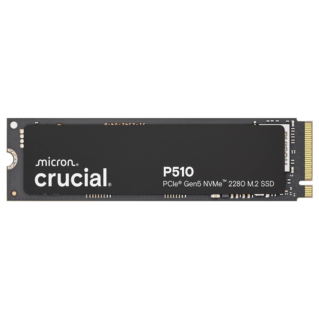 Crucial P510 SSD 2TB PCIe 5.0 x4 Gen5 NVMe M.2