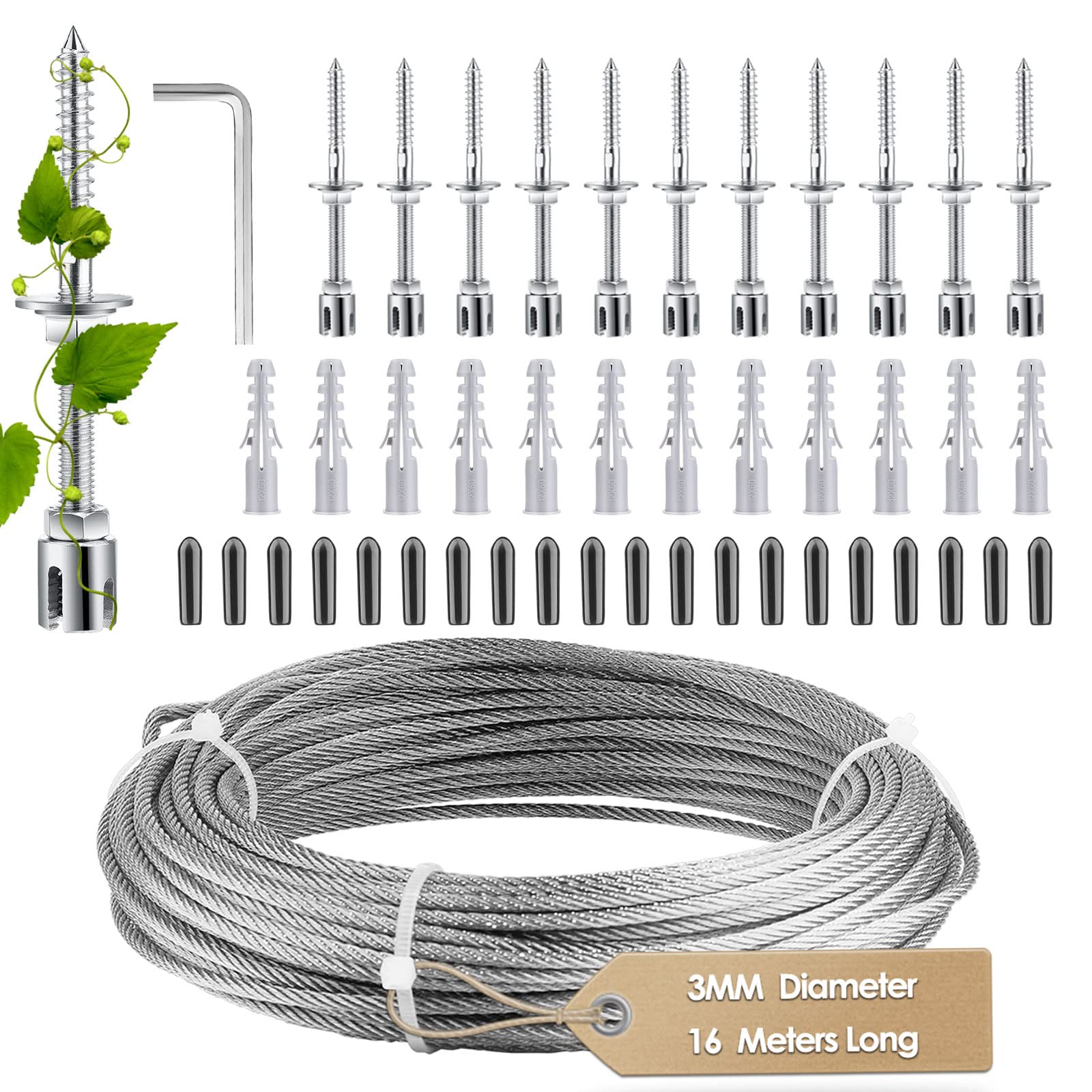 Hlieeosfcn Supporto per Piante Rampicanti a Traliccio