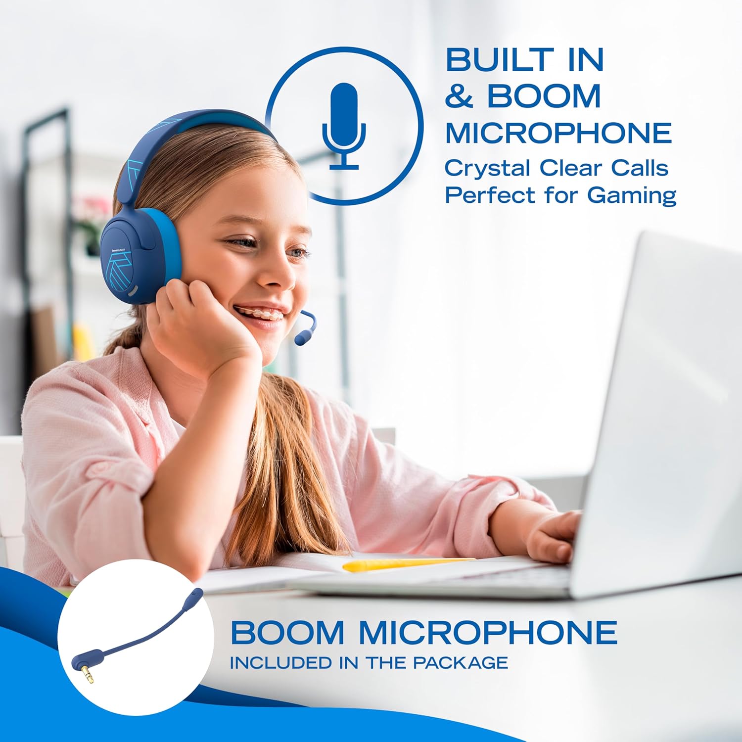 Powerlocus Cuffie Bluetooth per Bambini 70h - immagine 3