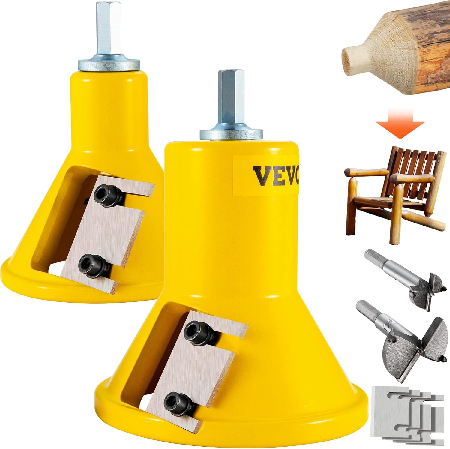 VEVOR Taglierina per Tenoni 1" e 2" con Doppie Lame - immagine 1