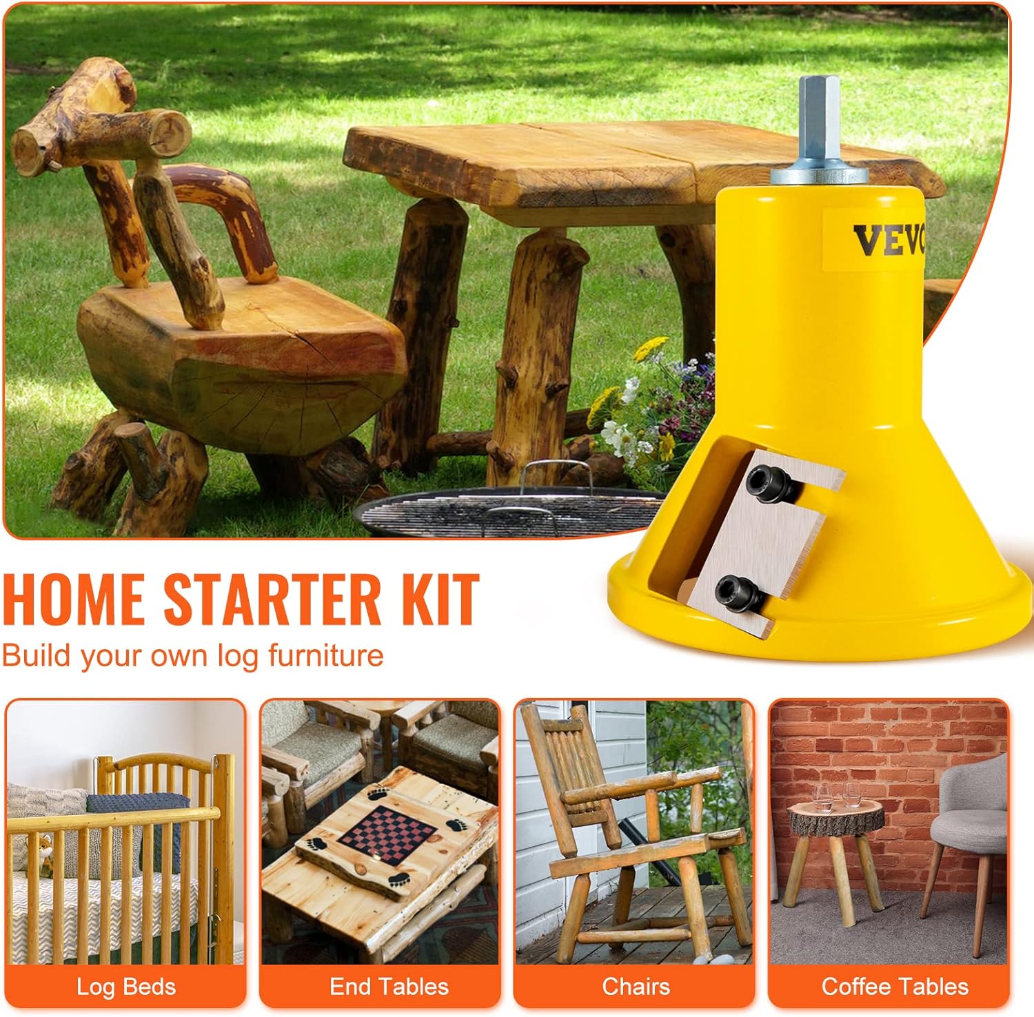 VEVOR Taglierina per Tenoni 1" e 2" con Doppie Lame - immagine 2