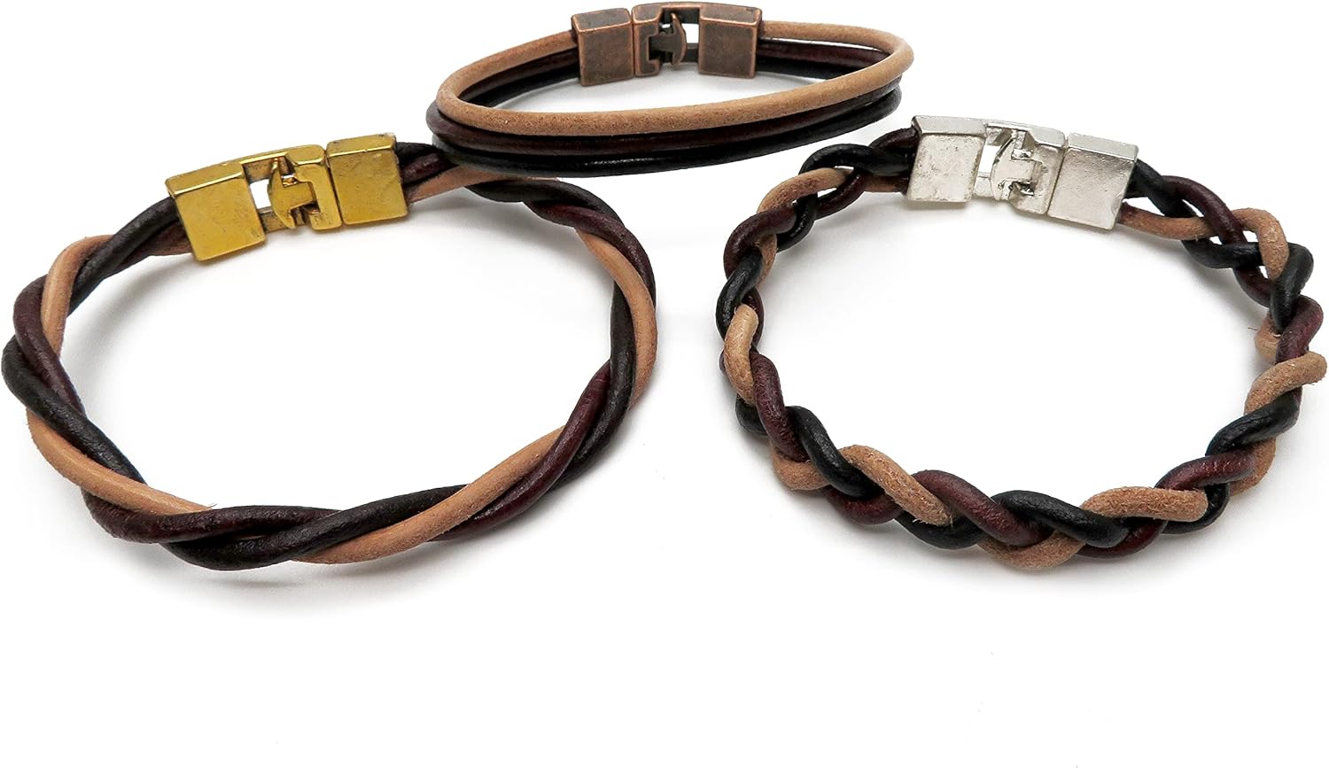 Esnado Cordino Rotondo in Cuoio 3mm, Marrone Anticato - immagine 4