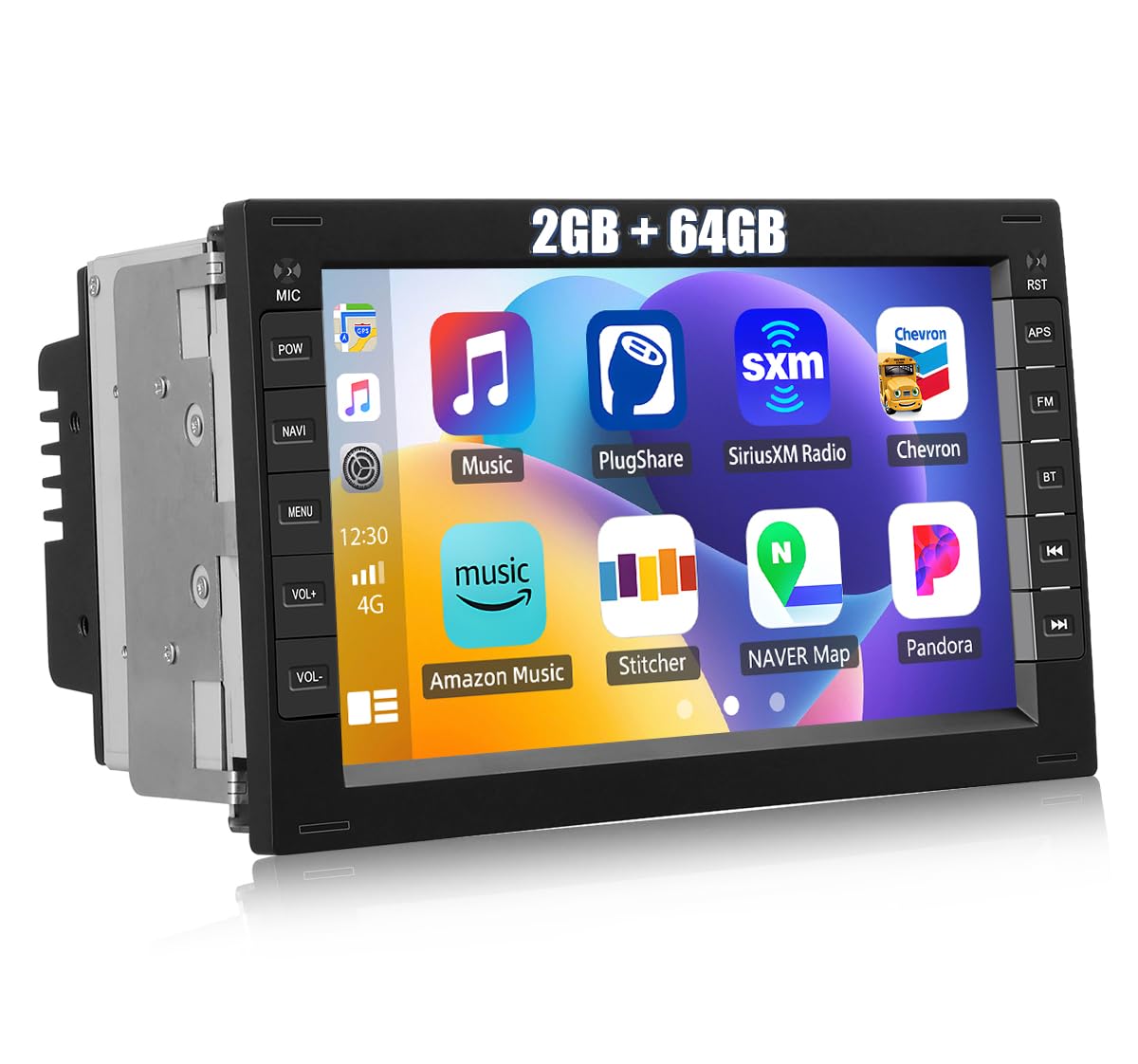 Camecho Autoradio Android 13 per VW Golf 4 Polo Sharan