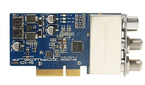 Dream Box Triple 2 X DVB-S2/1 X DVB-C/T2 multistream Tuner Argento