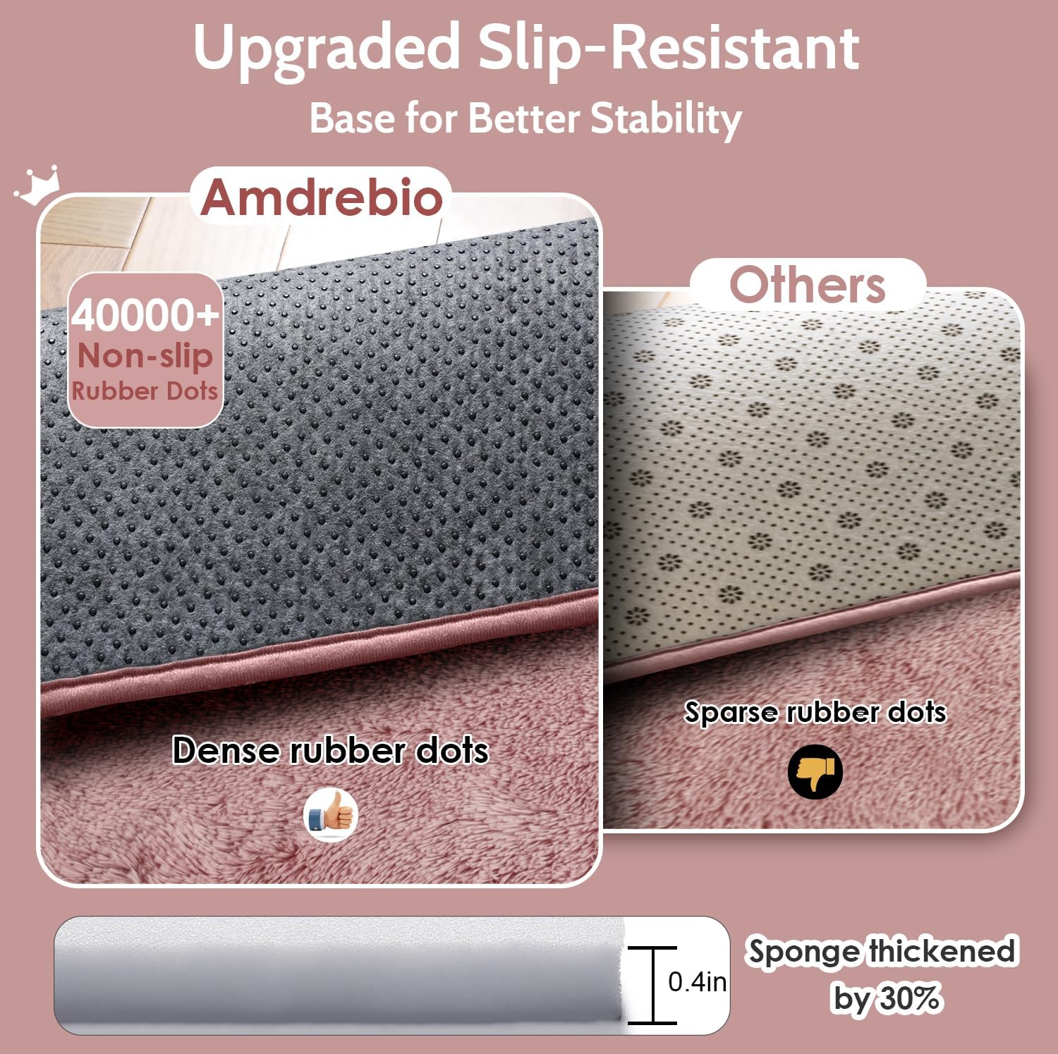 Tappeto Rotondo Morbido e Soffice 1.5x1.5m - immagine 6