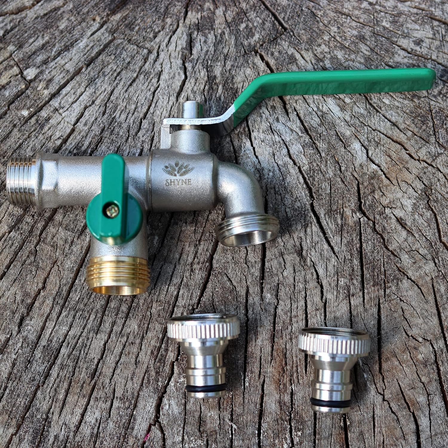 Shyne Doppio Rubinetto 1/2'' Ottone (2 pezzi) - immagine 5