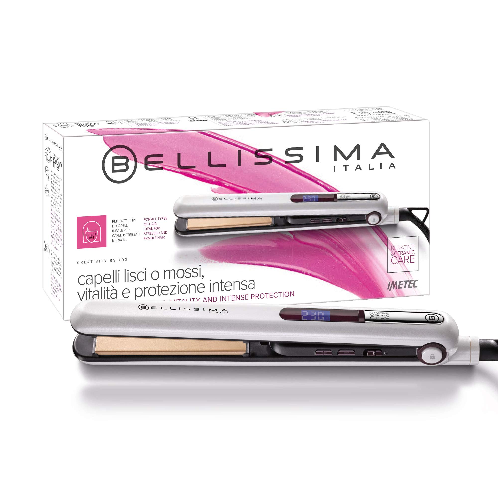 Bellissima Imetec Creativity B9 400 Piastra per Capelli