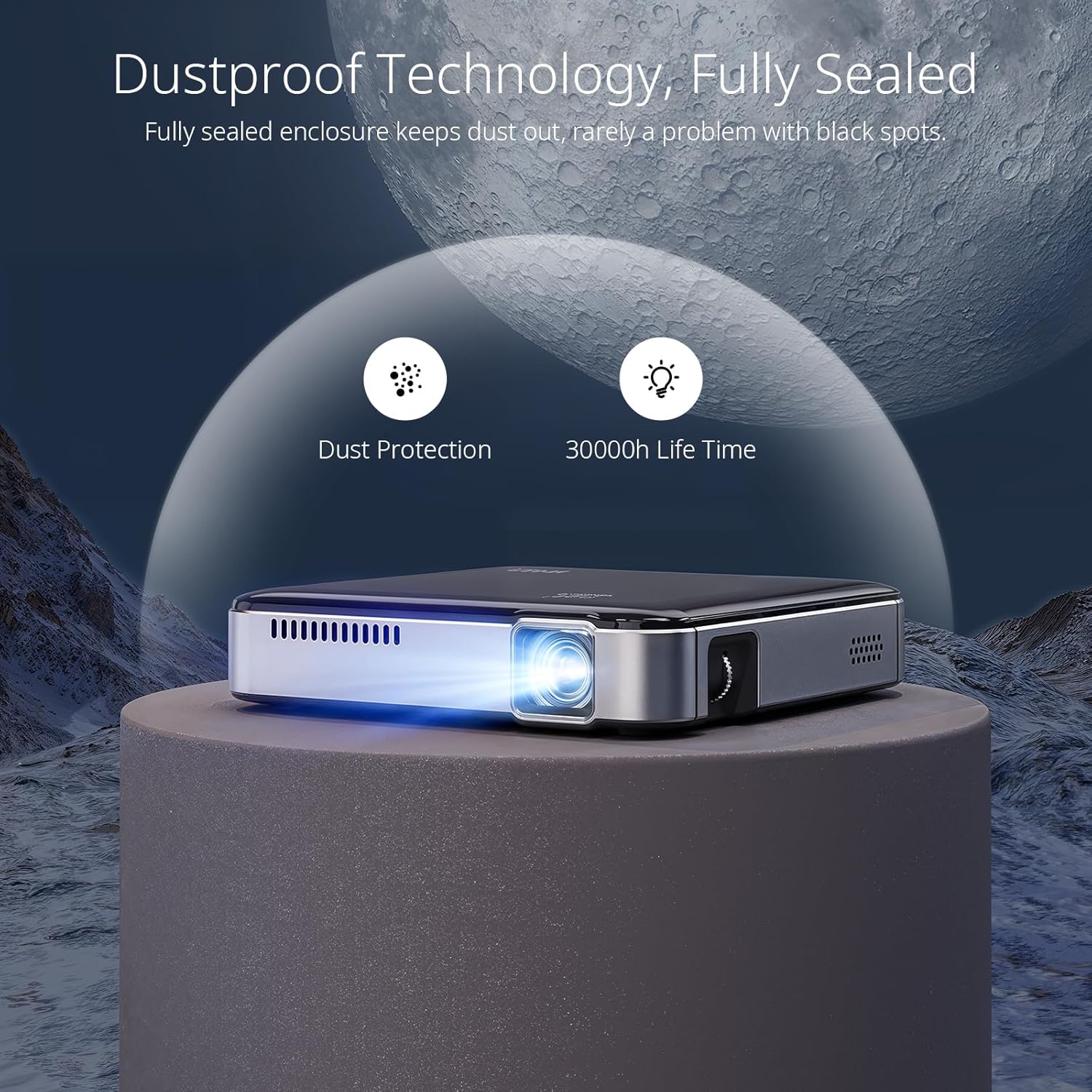 Yoton Proiettore Mobile DLP Mini 1080P - immagine 7