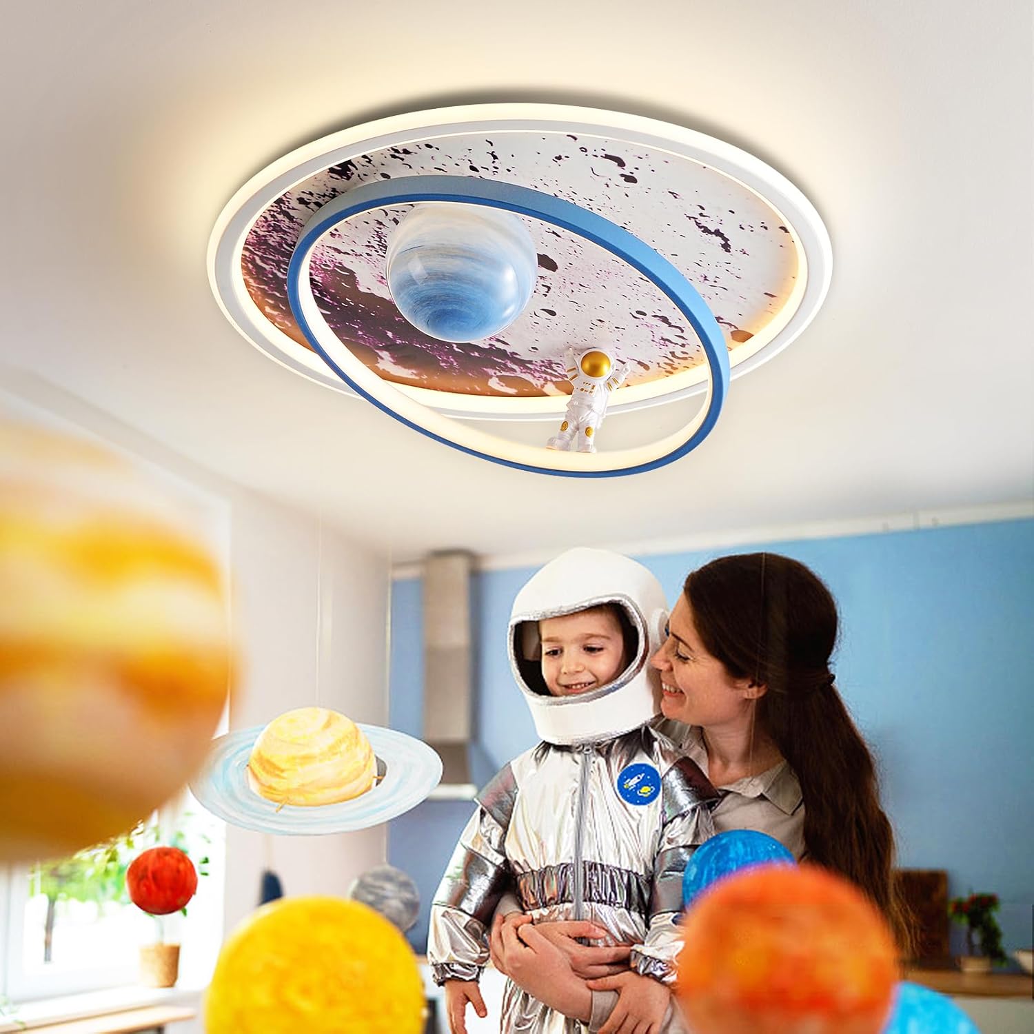 Lampada Soffitto LED Cameretta Bambini Astronauta - immagine 2