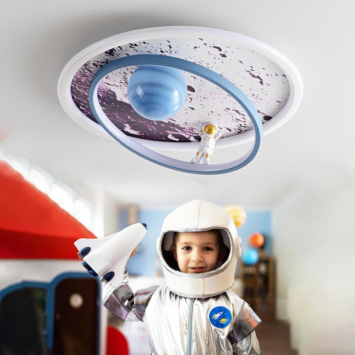Lampada Soffitto LED Cameretta Bambini Astronauta - immagine 4
