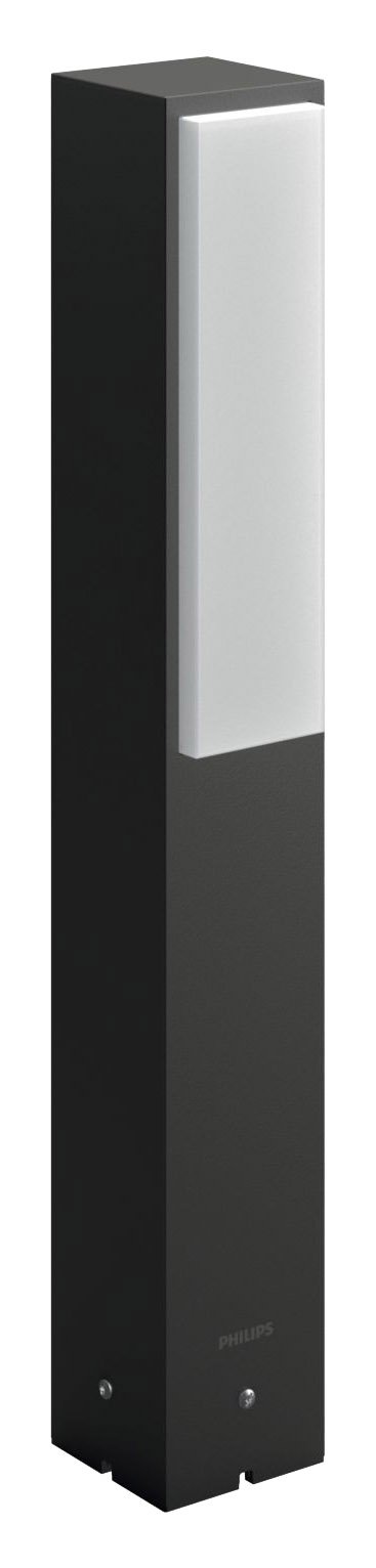 Philips LED Stratosphere Palo da Esterno 42 cm, Grigio Scuro