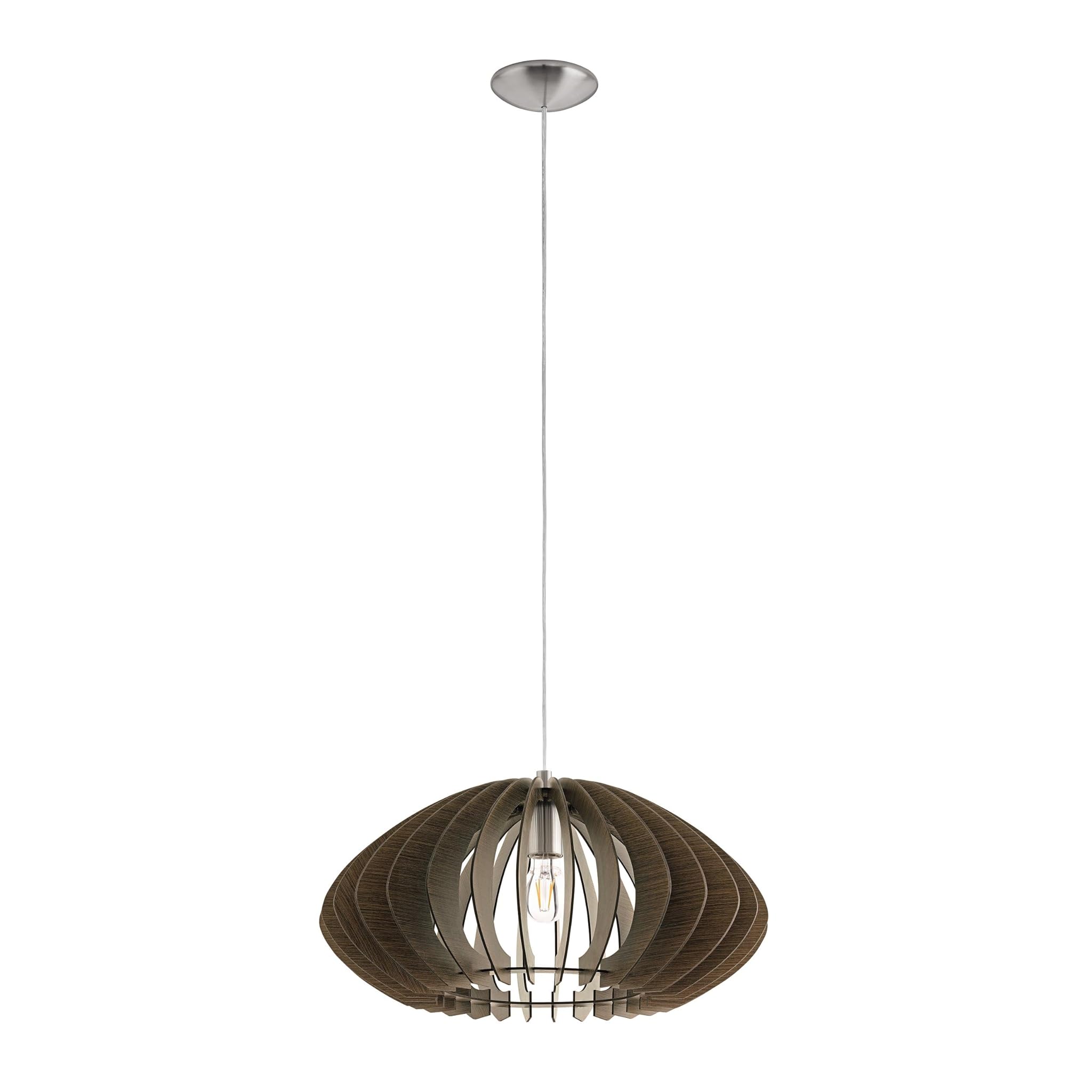 Eglo COSSANO 2 illuminazione da soffitto Marrone E27