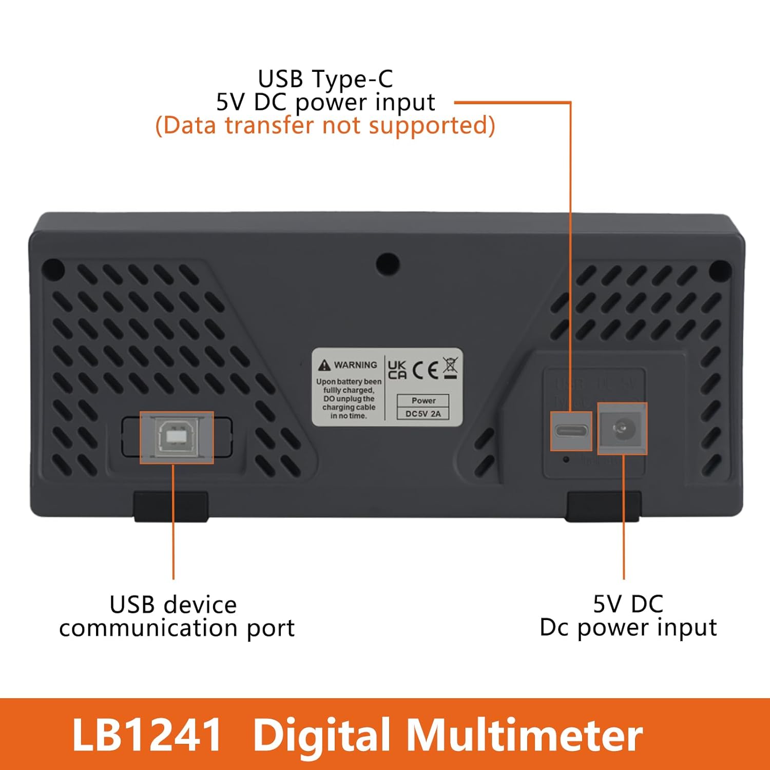 Labloot LB1241 - Mini Multimetro Digitale da Tavolo - immagine 2