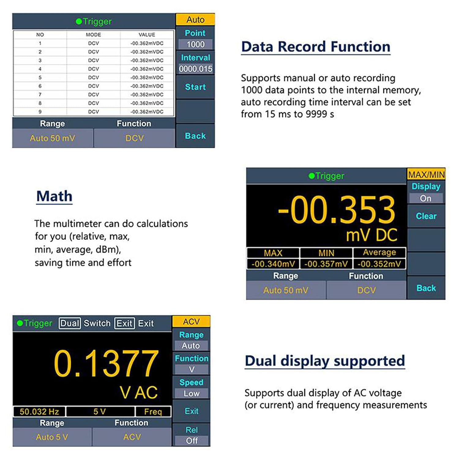 Labloot LB1241 - Mini Multimetro Digitale da Tavolo - immagine 3