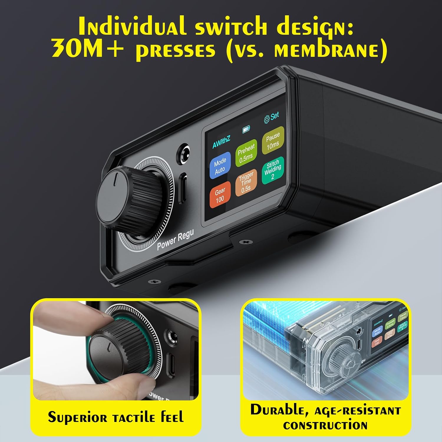 AWithZ Saldatrice a Punti 9000W per Batteria UK3 - immagine 4