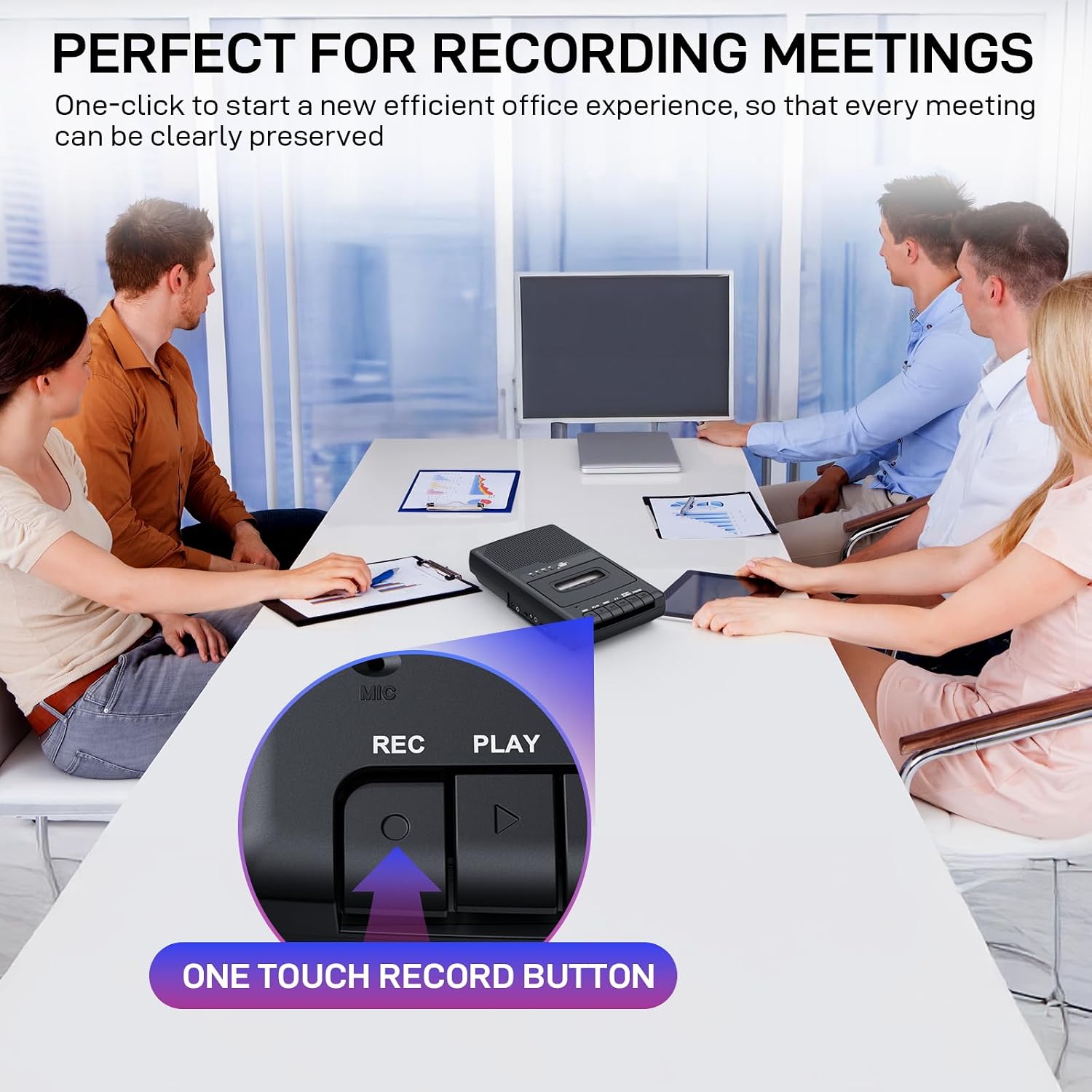 Reproductor Cassette Portatile,Registratore Lettore Cassette USB ...