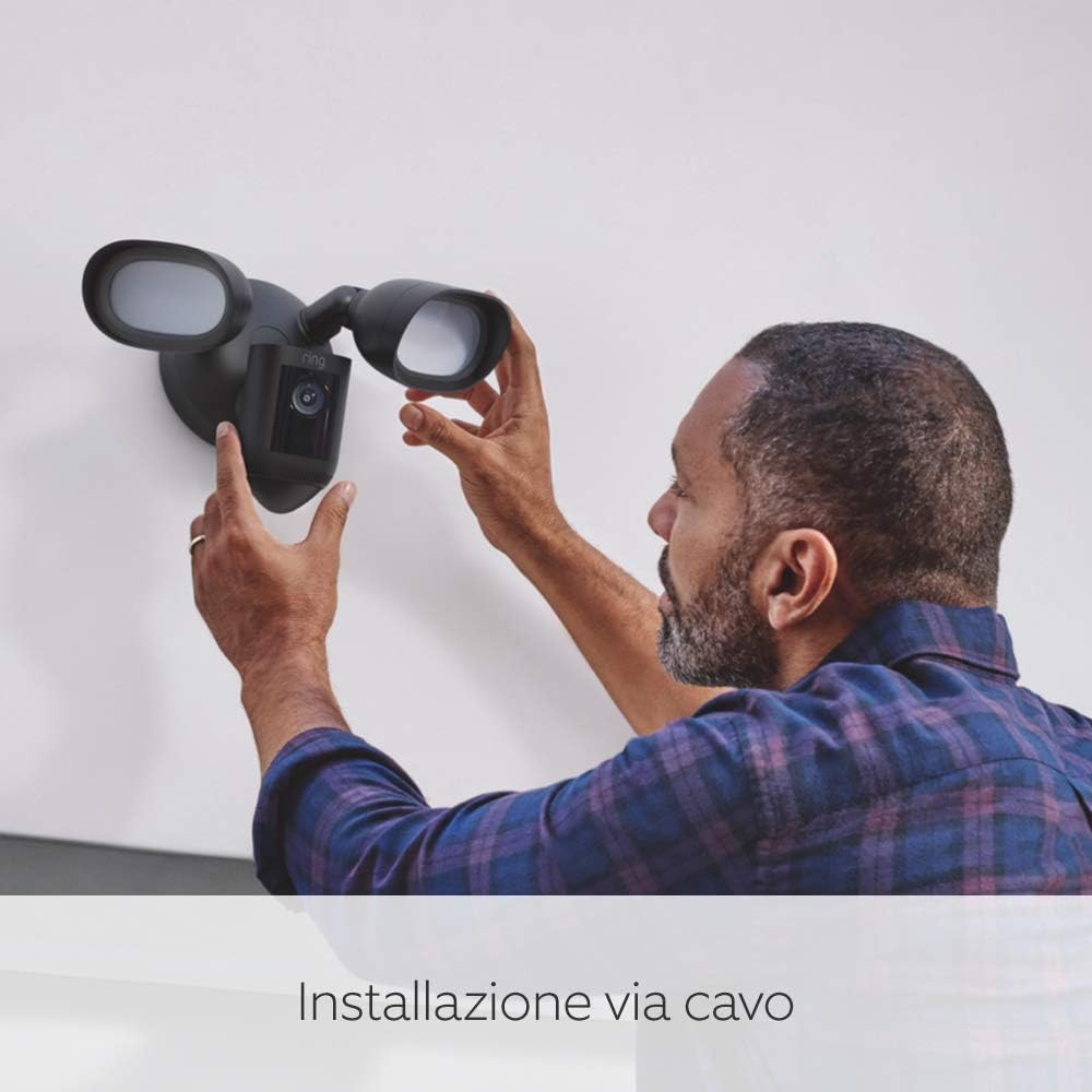 Ring Videocamera Pro con Proiettori Cablata - immagine 6