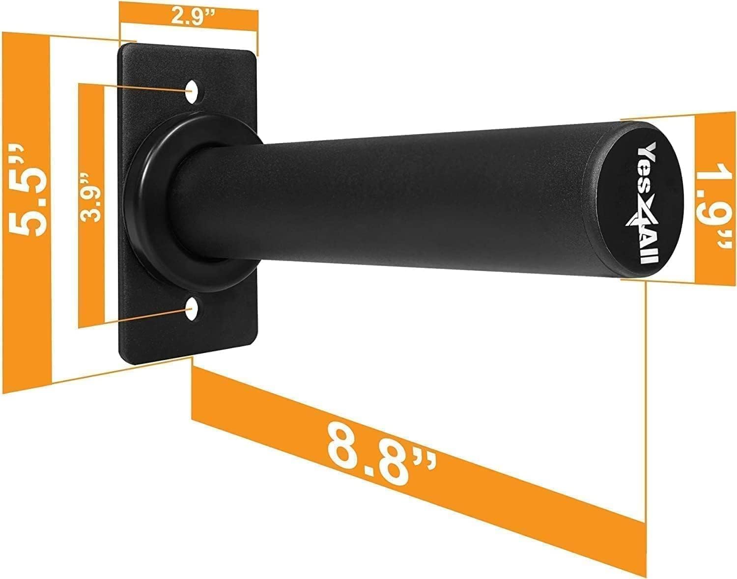 Yes4all Supporto a Parete per Dischi Pesi Olimpici - immagine 2