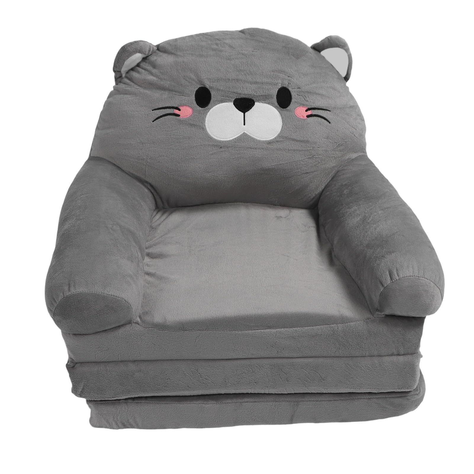 Sedia da Gioco Pieghevole per Bambini, Grigia