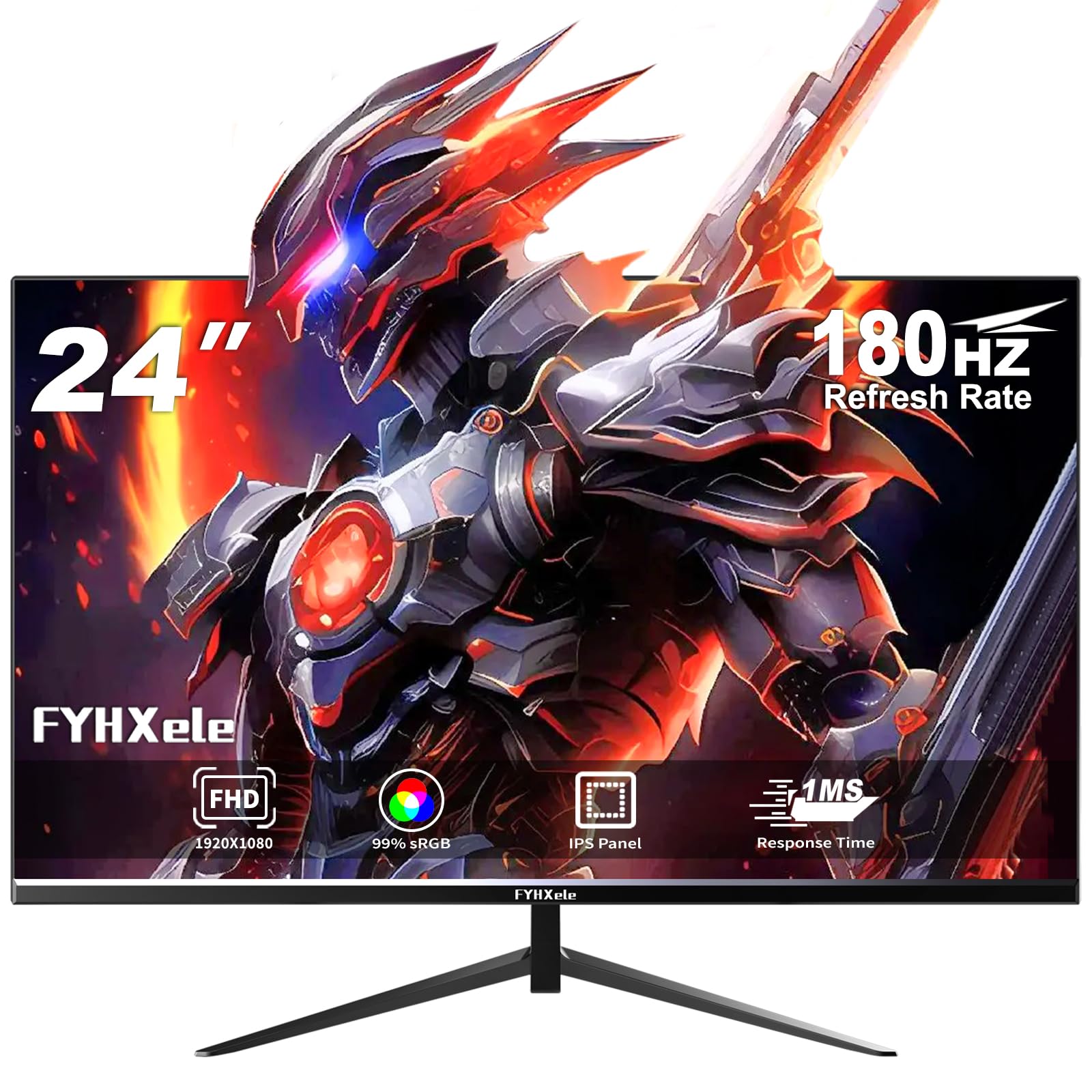 Monitor Gaming 24 Pollici IPS 180Hz 1080P 1ms MPRT