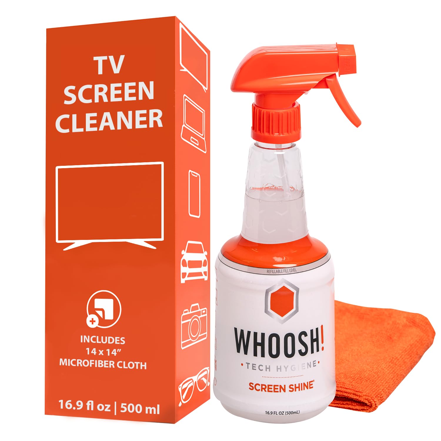 Whoosh! Screen Shine Pro Spray 500 ml Pulizia Schermo TV