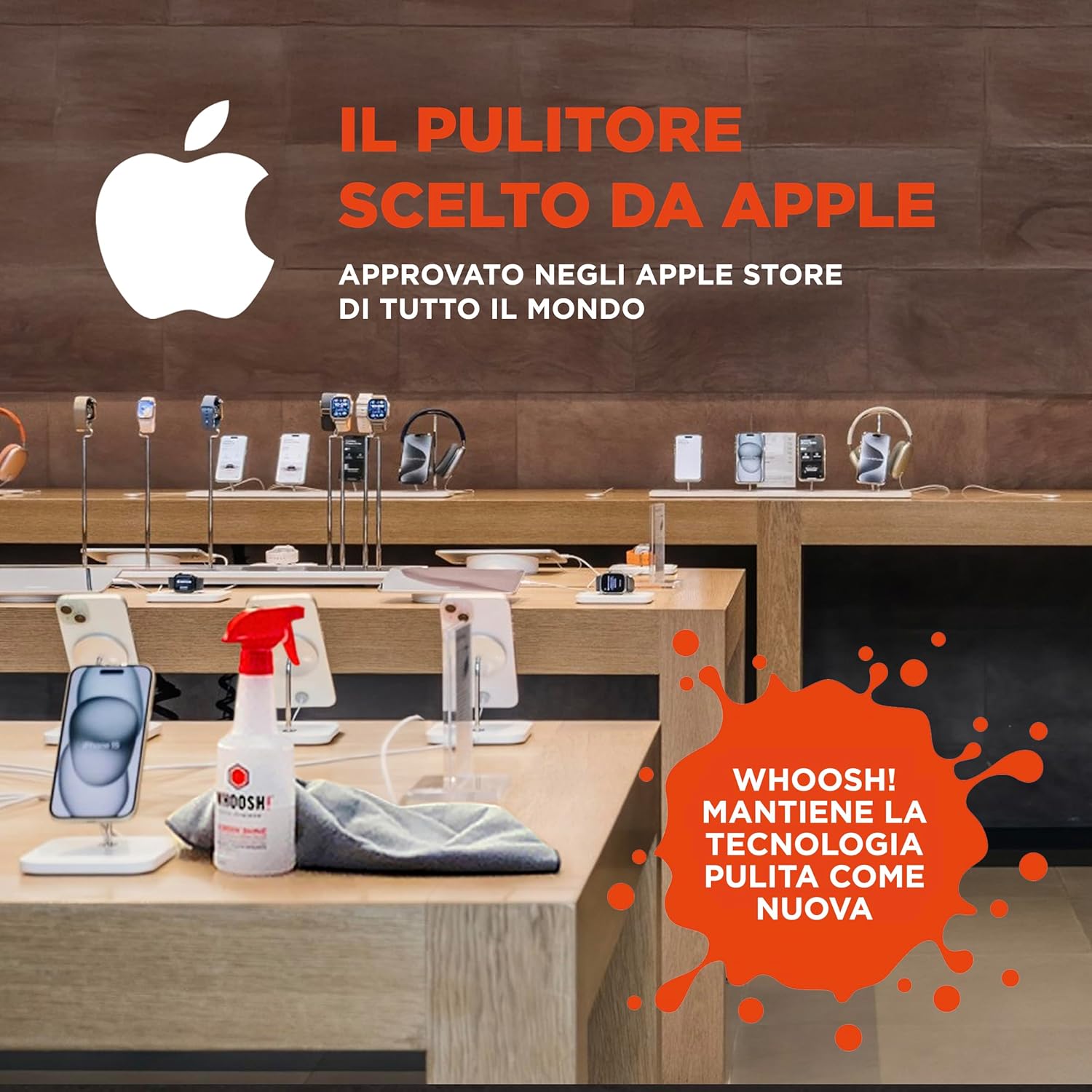 Whoosh! Screen Shine Pro Spray 500 ml Pulizia Schermo TV - immagine 5