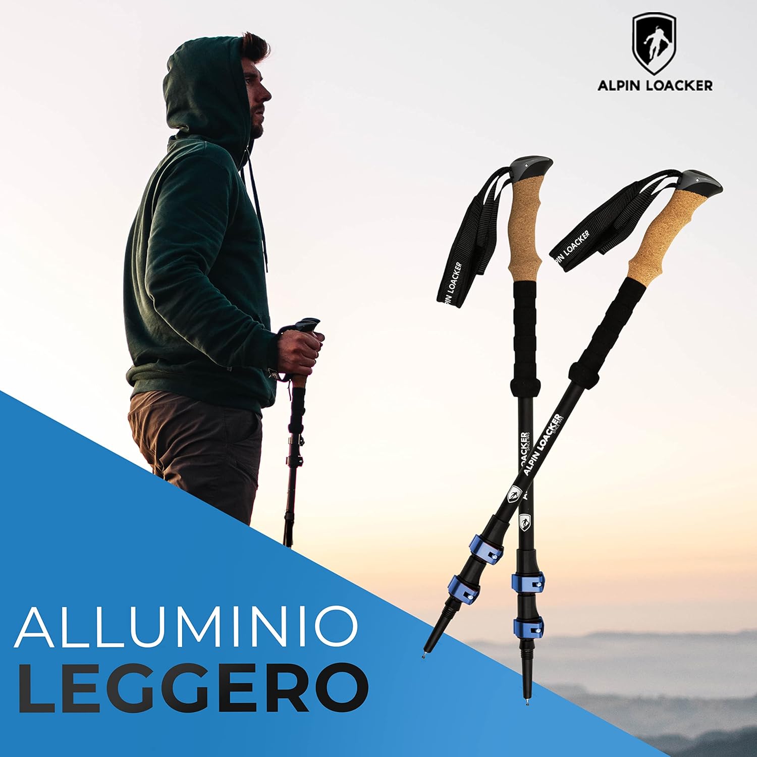 Alpin Loacker Bastoni da Trekking Telescopici - immagine 2