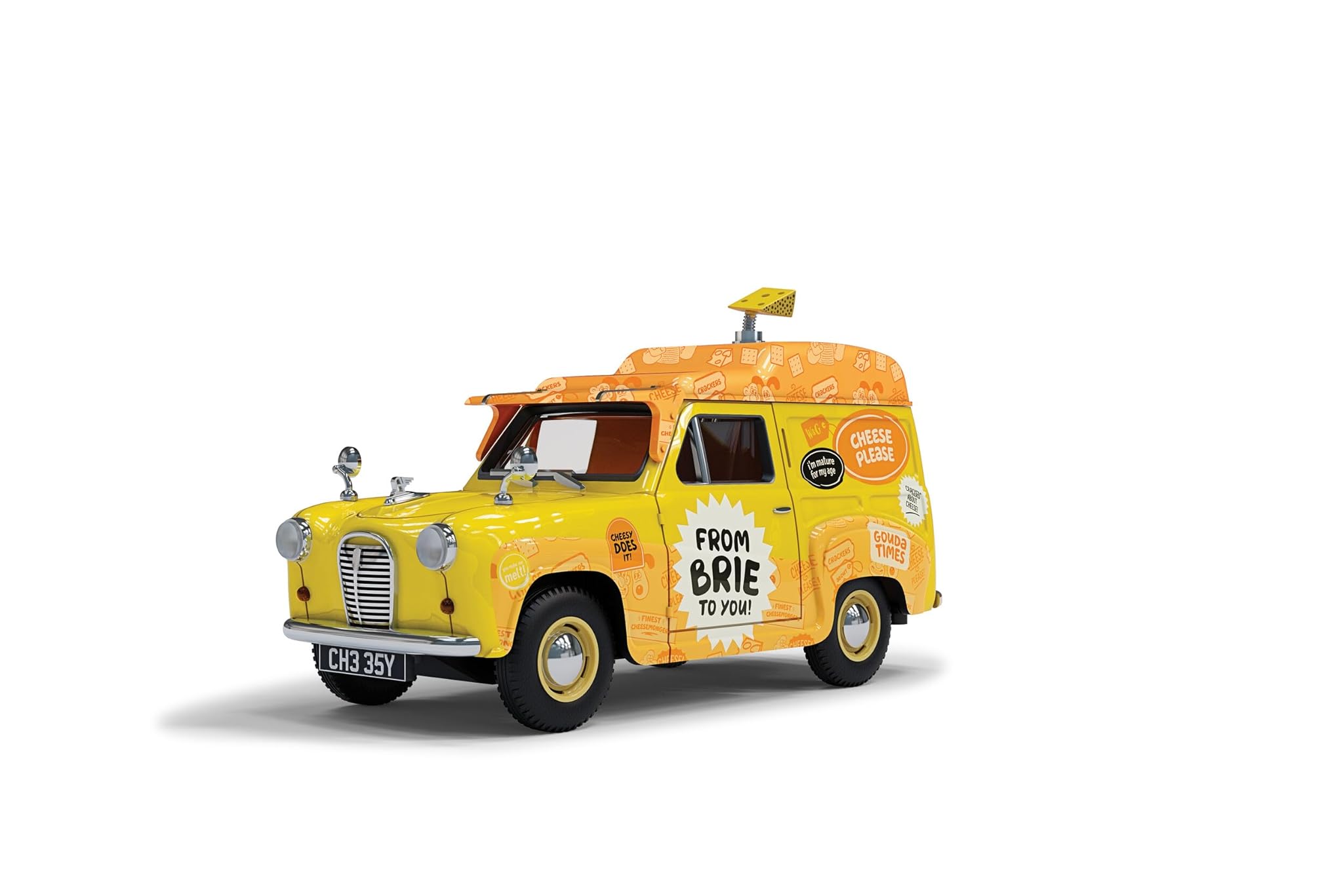 Wallace & Gromit Austin A35 Van, Formaggio per favore! Furgone per le consegne