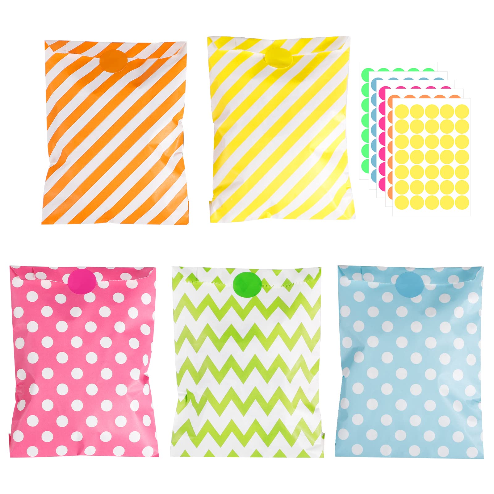 50 Sacchettini Compleanno Bambini 18x13cm