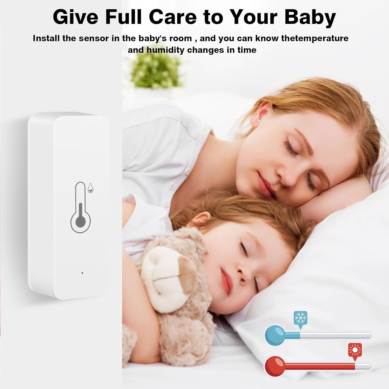 Ailao Termometro Igrometro WiFi Smart con APP - immagine 5