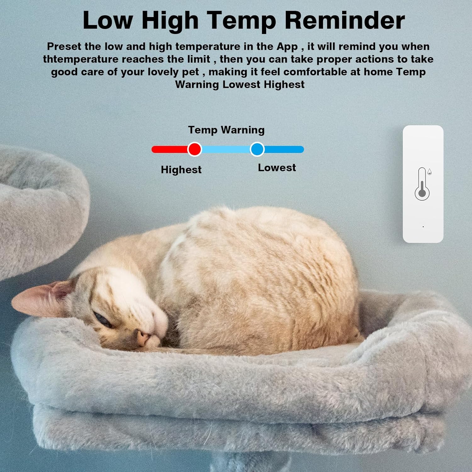 Ailao Termometro Igrometro WiFi Smart con APP - immagine 6