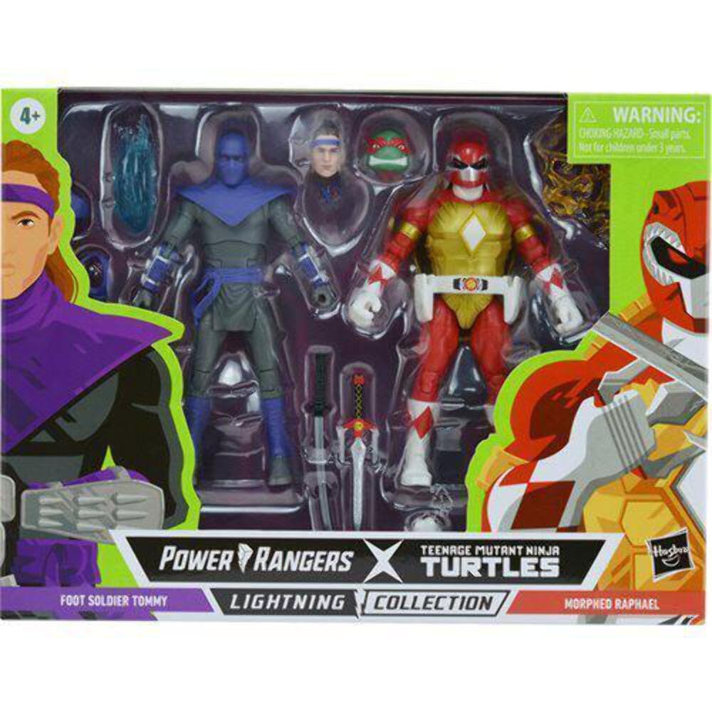 Power Rangers X TMNT - Tommy e Raphael Figure d'Azione