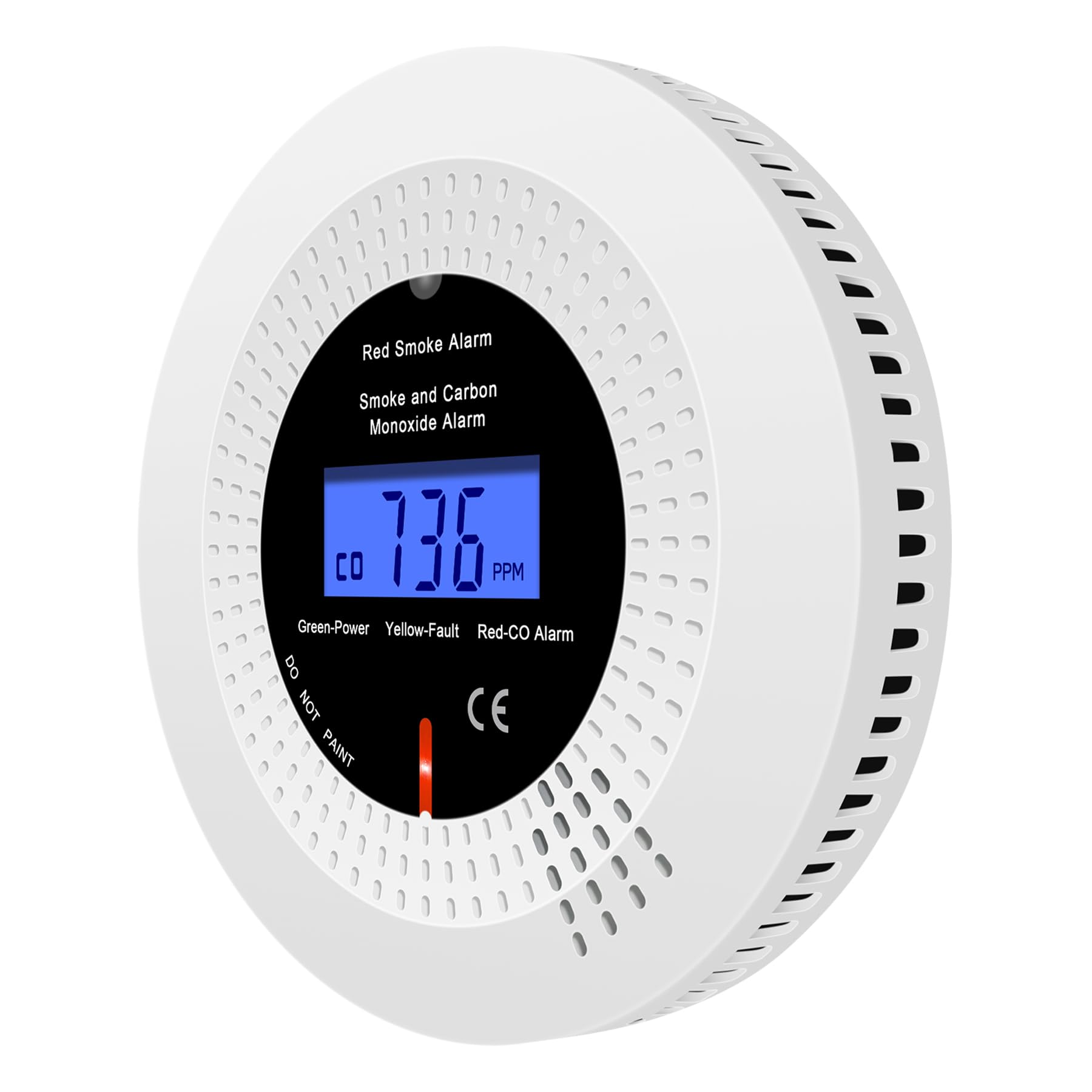 Imeistek Rilevatore Fumo e CO Wireless con LCD