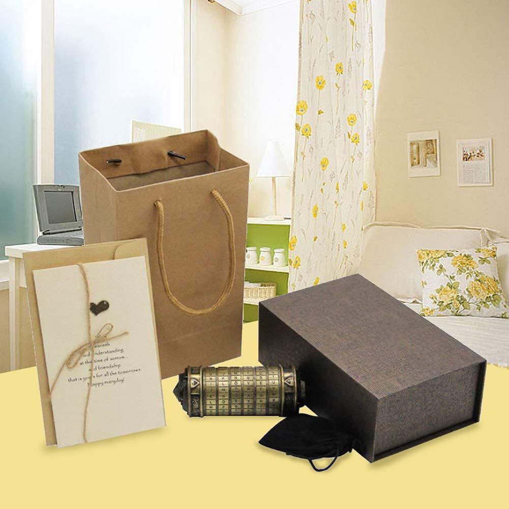 Hztyyier da Vinci Code Mini Cryptex con Anelli - immagine 6