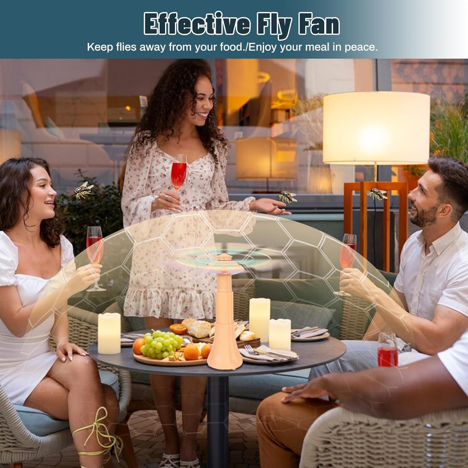 Ventilatore di Mosca da Desktop con Luce LED Integrata - immagine 3