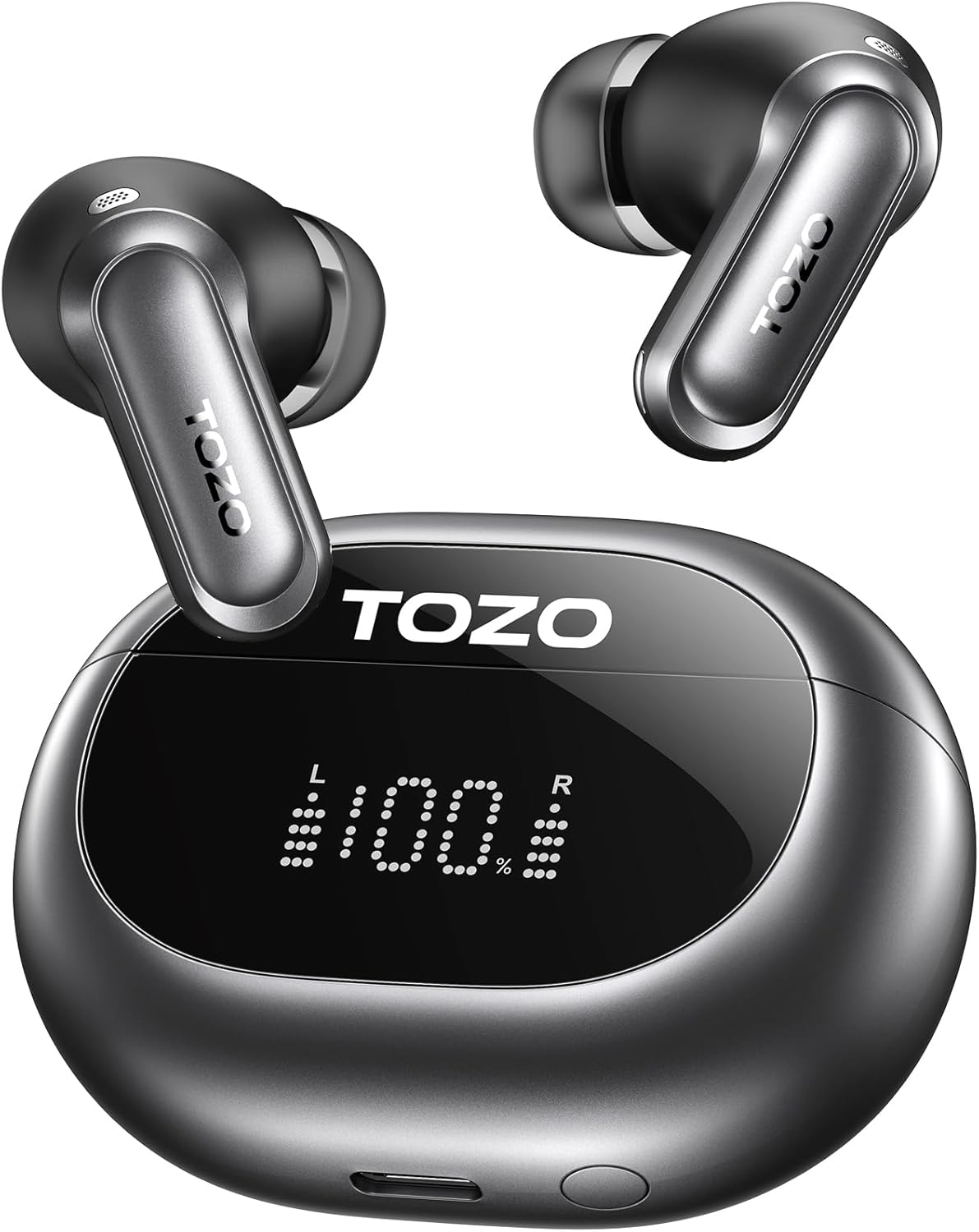 Tozo NC20 Cuffie Bluetooth 5.4 80H, Nero - immagine 1