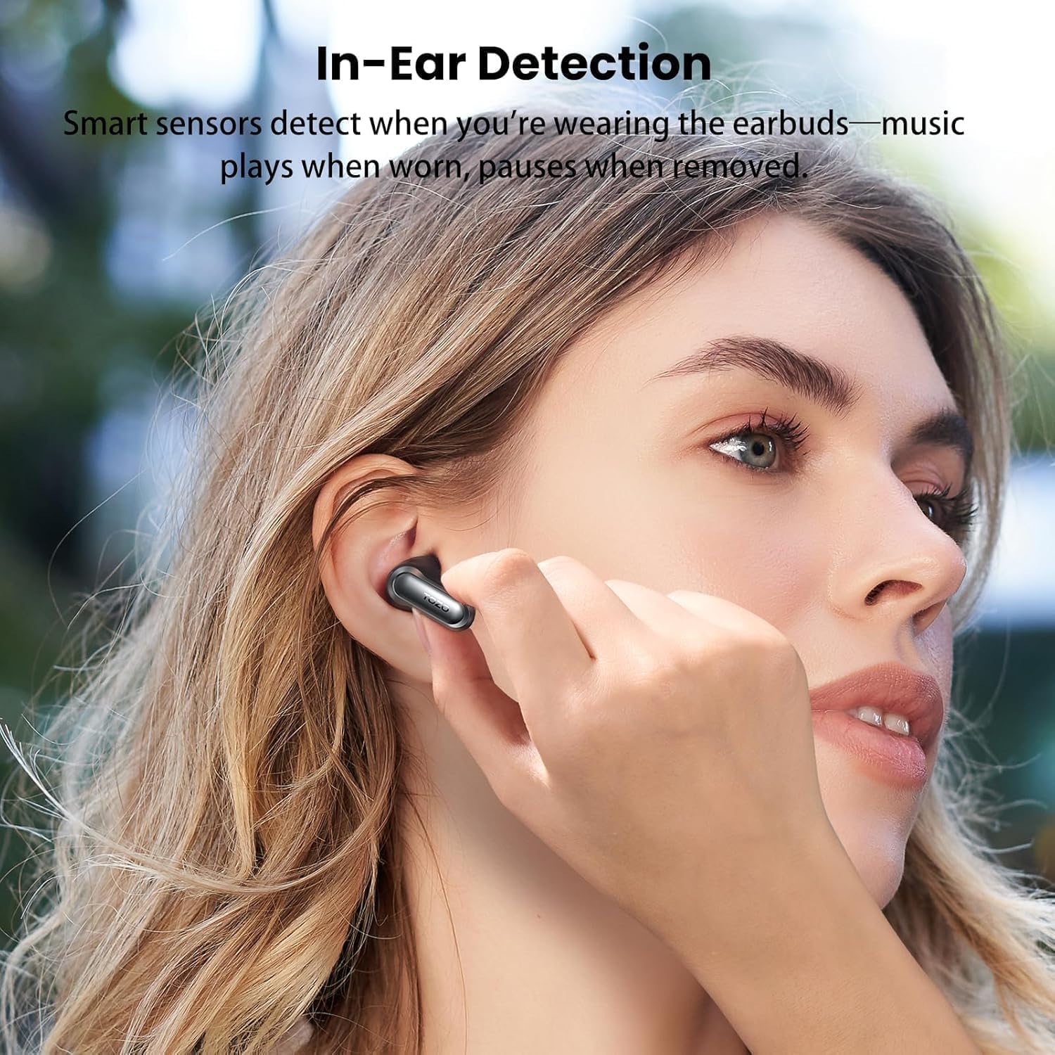 Tozo NC20 Cuffie Bluetooth 5.4 80H, Nero - immagine 5