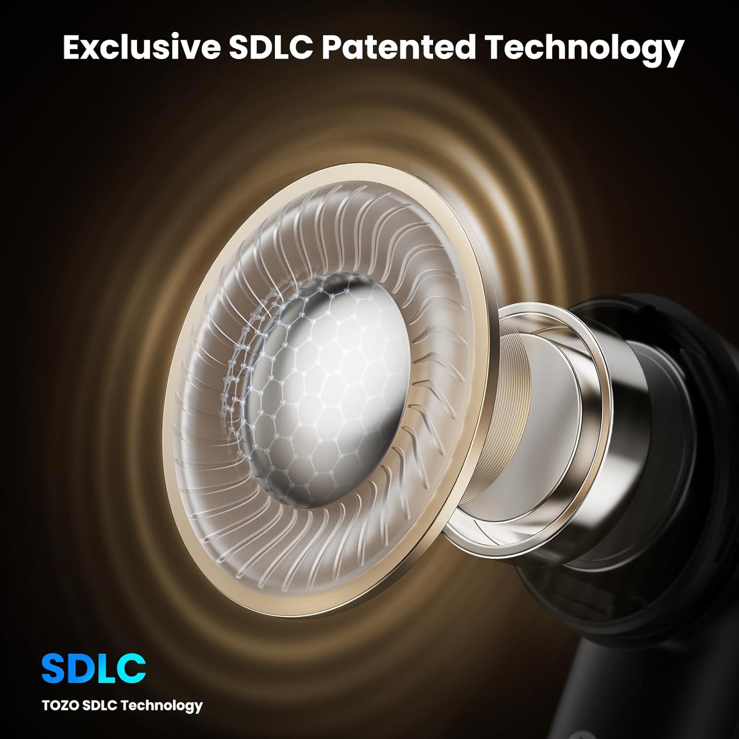 Tozo NC20 Cuffie Bluetooth 5.4 80H, Nero - immagine 6